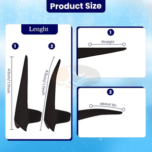 Pinzas de Acero Inoxidable para Separar el Cabello, Anillo Seccionador, Herramienta para Trenzar el Cabello, Peine para Peinar con Precisión, Tejido de Extensiones de Cabello Humano - Product Image 2