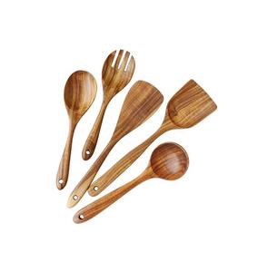 Fournitures de gros Couverts en bois Ensemble de couverts Très bonne qualité Meilleur produit Accueil Dîner Ware Cuillère Plat Ware Cuillère Ensemble - Product Image 2