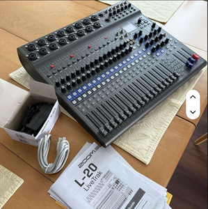 Consola Mezcladora de Audio Digital Portátil LiveTraks L-20 de 12V, Nueva y Más Vendida - Product Image 1