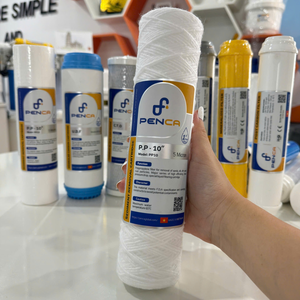 Vente en gros de cartouche filtrante à eau en fil de PP 10 pouces 20 pouces cartouche filtrante en PP soufflé par fusion cartouche filtrante en PP pour sédiments - Product Image 1