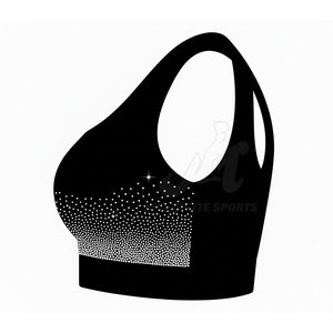 Sujetador deportivo cómodo para cheerleading, top atlético adecuado para entrenamiento, rendimiento y uso activo. - Product Image 2