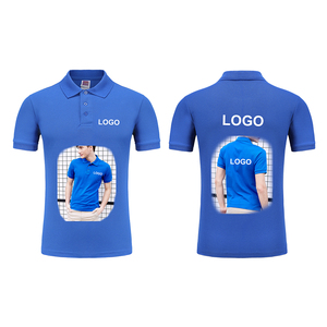 Polo pour homme en coton respirant, vente en gros, OEM, à manches courtes, tricoté, motif uni, longueur standard, teinture unie - Product Image 6
