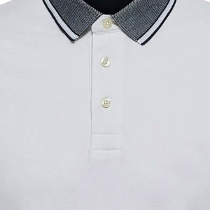 T-shirt polo décontracté pour homme Tissu extensible en polyester/coton pour un mouvement et une flexibilité améliorés Motif imprimé - Product Image 3