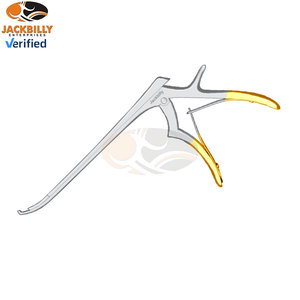 JACKBILLY Instrument chirurgical de précision 1/1 4mm incurvé morsure foramenotomie Rongeur poinçon acier inoxydable pour colonne vertébrale orthopédique - Product Image 4