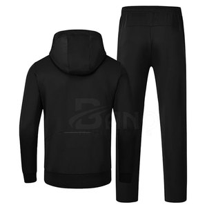 Chándal de entrenamiento de colores personalizado ligero de dos piezas de calidad superior para hombre, traje de jogging de algodón 100% transpirable para conjuntos - Product Image 2