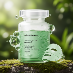 Mascarilla Facial y Corporal Silbeo Hoil con Ampolla de Centella Asiática C9 de Jeiemsolrusyeon - 10 Unidades de 35 ml Cada Una - Product Image 3