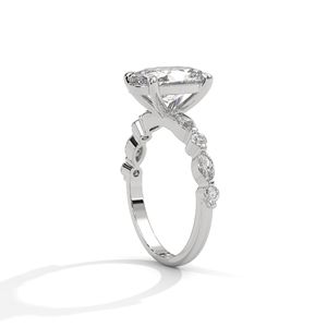 Igi ได้รับการรับรอง CVD HPHT สำหรับผู้หญิงแหวนทองคำแท้10K 14K 18K ประดับเพชรสำหรับผู้หญิง - Product Image 6