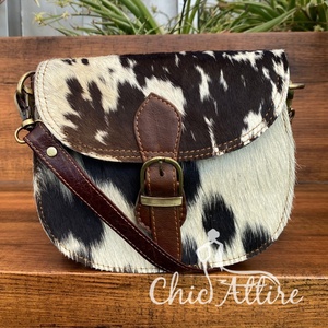 Nouveaux cheveux pour femmes sur sac à main en cuir de vachette sac à bandoulière sac à main sac à provisions vente chaude Design Unique sac fait main cadeau pour elle - Product Image 1