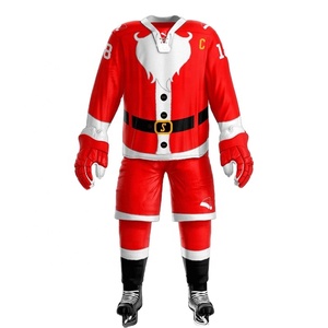 Customized <b>Christmas</b> Uniforms Free Design Sublimation Ice Hockey Suits Custom Hockey Jerseys With Socks - Product Image 1
