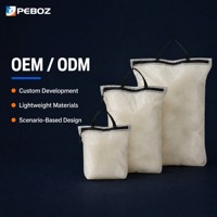 Sac de rangement de voyage pliable, cubes d'emballage imperméables, organisateur léger à fermeture éclair pour bagages, camping, randonnée, OEM personnalisé