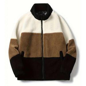 High Quality Customized Warm Zip <b>Sherpa</b> <b>Jacket</b> Winter Polyester Custom Winter Fleece <b>Jacket</b> <b>Mens</b> - Product Image 5