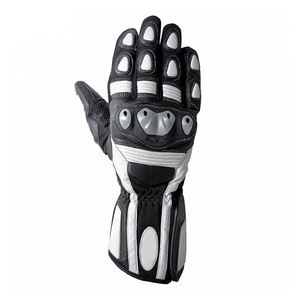 Concevez vos propres gants de moto en cuir personnalisés à écran tactile, imperméables, à doigts complets, avec fermeture auto-agrippante, au meilleur prix, vente en gros - Product Image 5