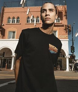 T-shirts graphiques pour hommes Y2K, t-shirts oversize, t-shirts vintage délavés, streetwear, hauts décontractés, manches courtes, t-shirt en coton noir - Product Image 5