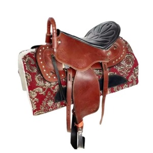 Nouvelle conception, matériau écologique, selle de cheval de tourisme occidentale en polaire, selle d'endurance pour l'équitation, équipement complet - Product Image 4