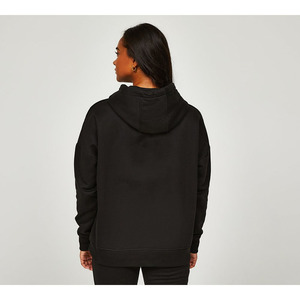Trajes de chándal personalizados de algodón para mujer, conjunto de Sudadera con capucha y logotipo estampado bordado para correr, chándal personalizado de etiqueta privada con patrón sólido - Product Image 4