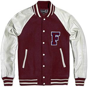 Fabricant de patchs de mode de haute qualité Manteaux Broderie personnalisée Varsity Triple Color-Block Baseball Jackets - Product Image 5