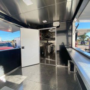 Haute qualité 7x8 en acier inoxydable Snack Food Trailer entièrement équipé et bon marché Price-220v prêt à l'emploi! - Product Image 3