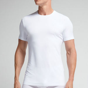 Camiseta Casual para Hombre, Transpirable, 100% Algodón, Tejido de Punto de 180 Gramos, Serigrafía con Patrón de Letras, Tinte Liso - Product Image 2