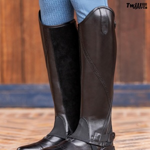 High Quality Leather Mini <b>Chap</b> Horse Equestrian <b>Riding</b> Boot Fitting to Ankle Horse <b>Riding</b> <b>Chaps</b> - Product Image 6