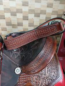 Juego de Silla de Montar Inglesa Personalizada de Alta Calidad Más Vendida, Silla de Montar Occidental para Caballos de Barril, Cuero Premium para Paseos de Placer, ASHMIRA - Product Image 4