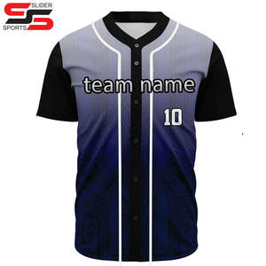 Maillot de baseball personnalisé de haute qualité, vêtements de sport en gros, prix bas, motif personnalisé, maillot de baseball pour hommes - Product Image 3