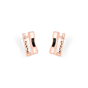 Boucles d'oreilles créoles et huggies Vetra Glow plaquées or rhodié pour femmes avec accents de zircon et de perles - Product Image 4