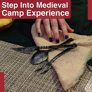 Cuchillos medievales forjados a mano personalizados, herrero de acero al carbono, comedor medieval, comedor, cocina, utensilios renacentistas - Product Image 5