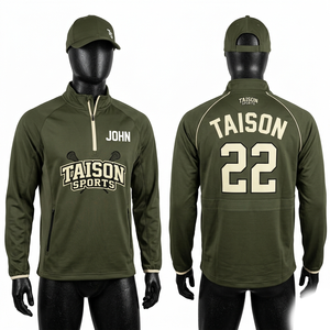 Premium Polyester Interlock 220 GSM Lacrosse <b>Jacket</b> Black <b>Grey</b> Red Panel Design Embroidered Custom Logo - Product Image 2