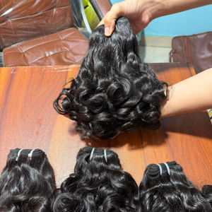 Burmese Curls Hair Vendor Raw Unprocessed Burmese Curly Hair Bundles Virgin Human Hair - Product Image 1