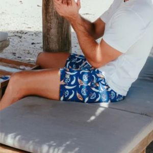 กางเกงขาสั้นชายหาดสำหรับผู้ชายกางเกงขาสั้นสำหรับผู้ใหญ่พิมพ์ซับลิเมชันสำหรับนักออกแบบใหม่ - Product Image 4