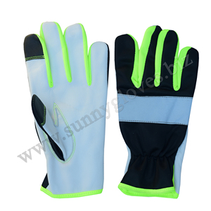Gants de mécanicien dorsaux synthétiques résistants aux vibrations en coton spandex Gants de main de meilleure qualité Gant de sécurité mécanique - Product Image 6