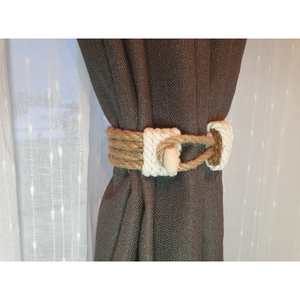 Designer Rope <b>Curtain</b> <b>Tie</b> <b>Back</b> Ideal <b>For</b> Bringing Handmade Natural Beauty And Chic Decorative Accents To Any Room - Product Image 4