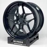 Rines de Aleación Bku Forged de 2 Piezas 5X120.65 para Chevrolet Corvette Chevy C2 C10 Camaro Impala SS Suburban de 18 y 20 Pulgadas