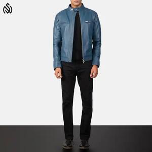 Venta caliente chaquetas de cuero de los hombres por encargo de calidad superior de cuello alto de calle más Popular chaqueta de cuero personalizada - Product Image 6