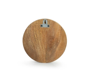 Placa de pared decorativa de dunas iluminadas por la luna colgante de madera de mango hecha a mano decoración de pared de madera diseño redondo artístico para granja - Product Image 5