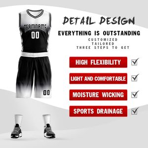 Chemises uniformes de basket-ball personnalisées pour jeunes, impression par sublimation du nom et du logo, uniformes de basket-ball en polyester, vêtements de sport - Product Image 3