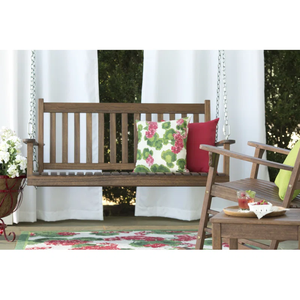 Vanegas Zanders Balançoire en bois massif Mobilier d'extérieur de style ferme moderne pour cour, parc, hôtel, salon - Product Image 2