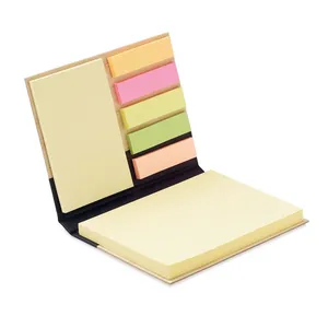 Set di Memo Stick in Bambù VISIONBAM, Pad Promozionale Sostenibile per Merchandising - Product Image 5