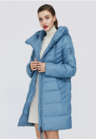 Longue doudoune d'hiver pour femme, manteau épais pour femme, capuche chaude, vêtements en coton de marque pour femme, hiver, grande taille