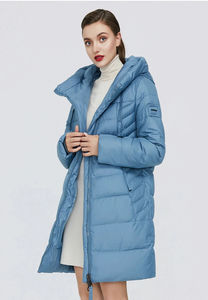 Longue doudoune d'hiver pour femme, manteau épais pour femme, capuche chaude, vêtements en coton de marque pour femme, hiver, grande taille - Product Image 5