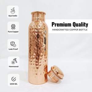 Premium Quality Copper <b>Water</b> <b>Bottle</b> <b>500ml</b> Eco-Friendly with Anti-Corrosion Coating Durable Finish for Natural Health Benefits - Product Image 2