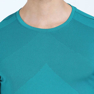 T-shirt à col rond surdimensionné pour homme, imprimé personnalisé, streetwear hip-hop, séchage rapide, respirant, tricoté, manches courtes, uni - Product Image 2