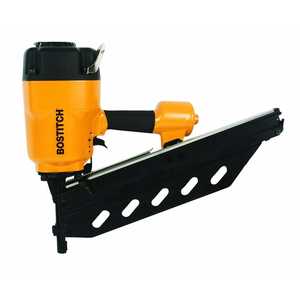 Cloueur à bois robuste 21 degrés 5-1/8 pouces, qualité industrielle et bricolage, garantie 1 an, matériau en acier - Product Image 1