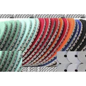Juego de 270 Almohadillas de Pulido de Diamante Húmedas/Secas de 4 Pulgadas y 3 mm de Grosor para Pisos, Aptas para Granito, Concreto, Vidrio, Travertino - OEM - Product Image 1