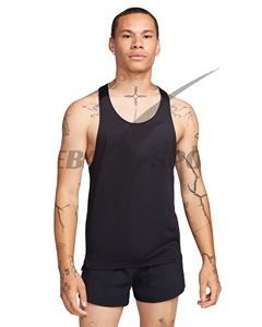 Premium Quality Breathable <b>Plus</b> <b>Size</b> Men's Gym Beach Tank <b>Top</b> Customized Singlet Polyester/Cotton High Street Style LOW MOQ - Product Image 1