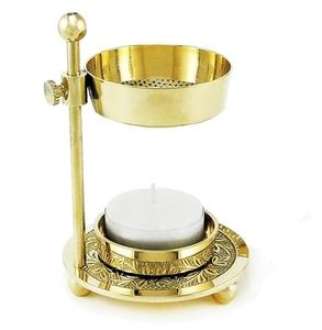 Vente en gros Fournitures d'église Brûleur d'encens en laiton Brûleur d'encens décoratif en laiton de style européen. - Product Image 3