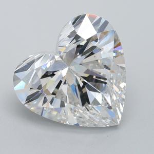 IGI Heart Cut Lab Diamond 6,17 CT Blanco Suelto Calibrado F color VS1 claridad Lab creado Diamantes para joyería Regalos para ella - Product Image 1