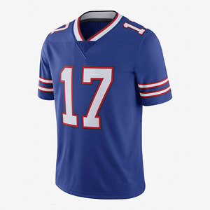 Camiseta de fútbol transpirable con paneles de malla Camiseta de fútbol ajustada de juegos americanos unisex para jóvenes y adultos - Product Image 4