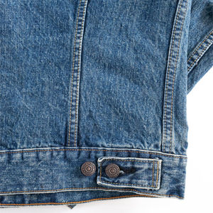 Veste en jean vintage 100% coton pour hommes Design personnalisé Vente en gros de la saison d'hiver Fabricant disponible en usine - Product Image 4