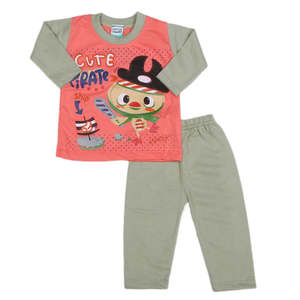 Traje de 2 Piezas de Manga Larga para Niños - Verde - Product Image 4